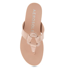 Fallon Sandal Flat | Cipria Patent Faux Leather