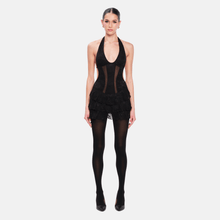 OW Collection ELEANOR Mini Dress Dress 121 - Black