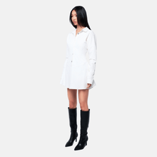OW Collection ELLIE Shirt Dress Dress 001 - White