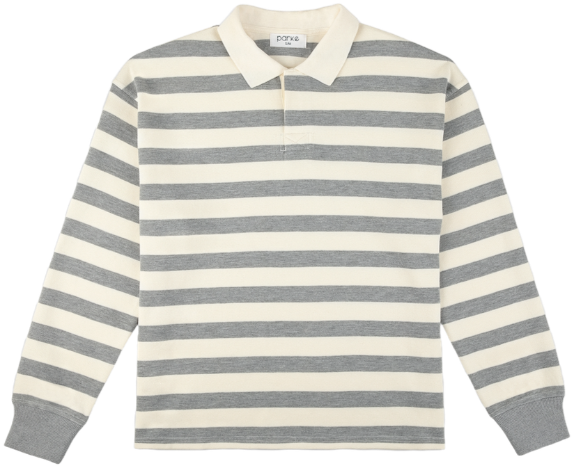  grey + white stripe