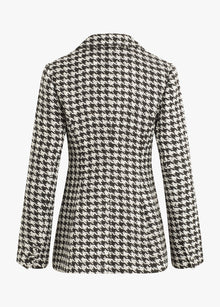 black white houndstooth