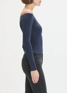 The Sara Top | Navy