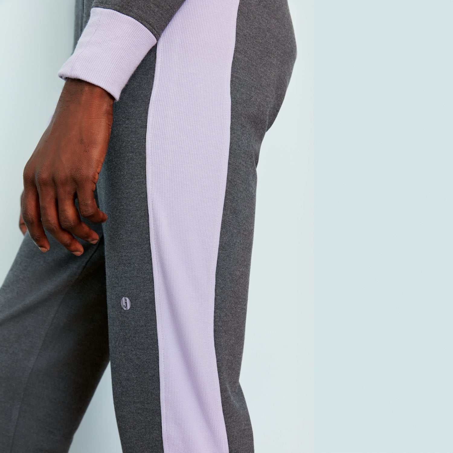 Modal French Terry Onesie | Gray/Lavender