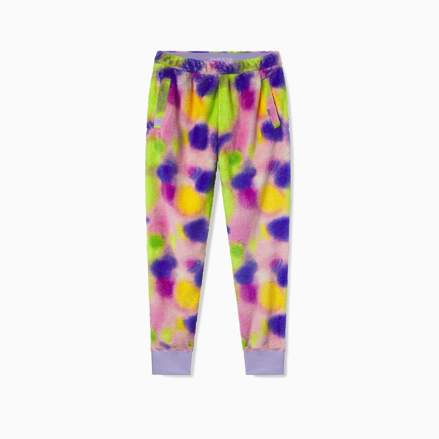 Sherpa Fleece Joggers | Neon Blur