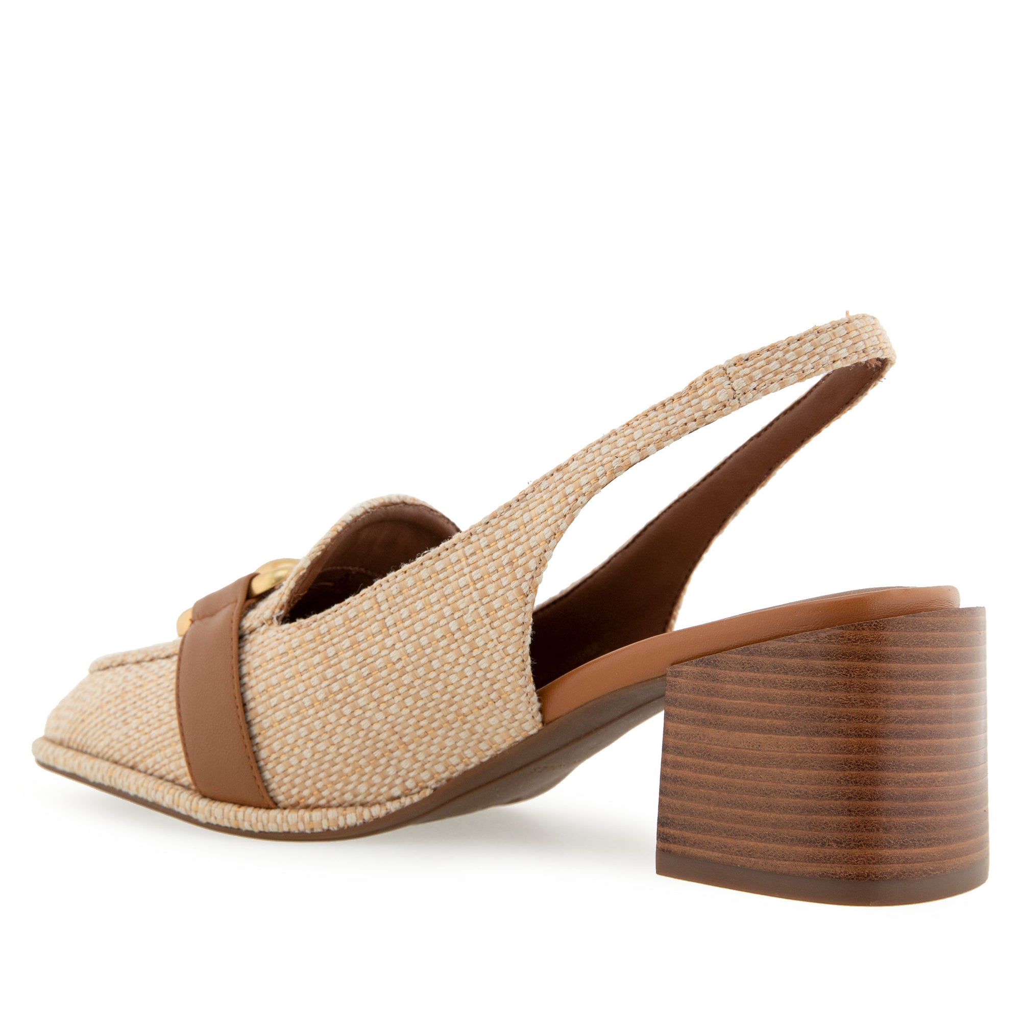 Allure Dress Slingback | Natural Raffia