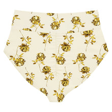 Full Coverage High Rise Bikini Bottom | Gold Filigree