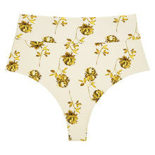 Added Coverage High Rise Bikini Bottom | Gold Filigree