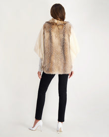 Jacket With Mink Sleeves | Women | Crystal Fox x Pearl