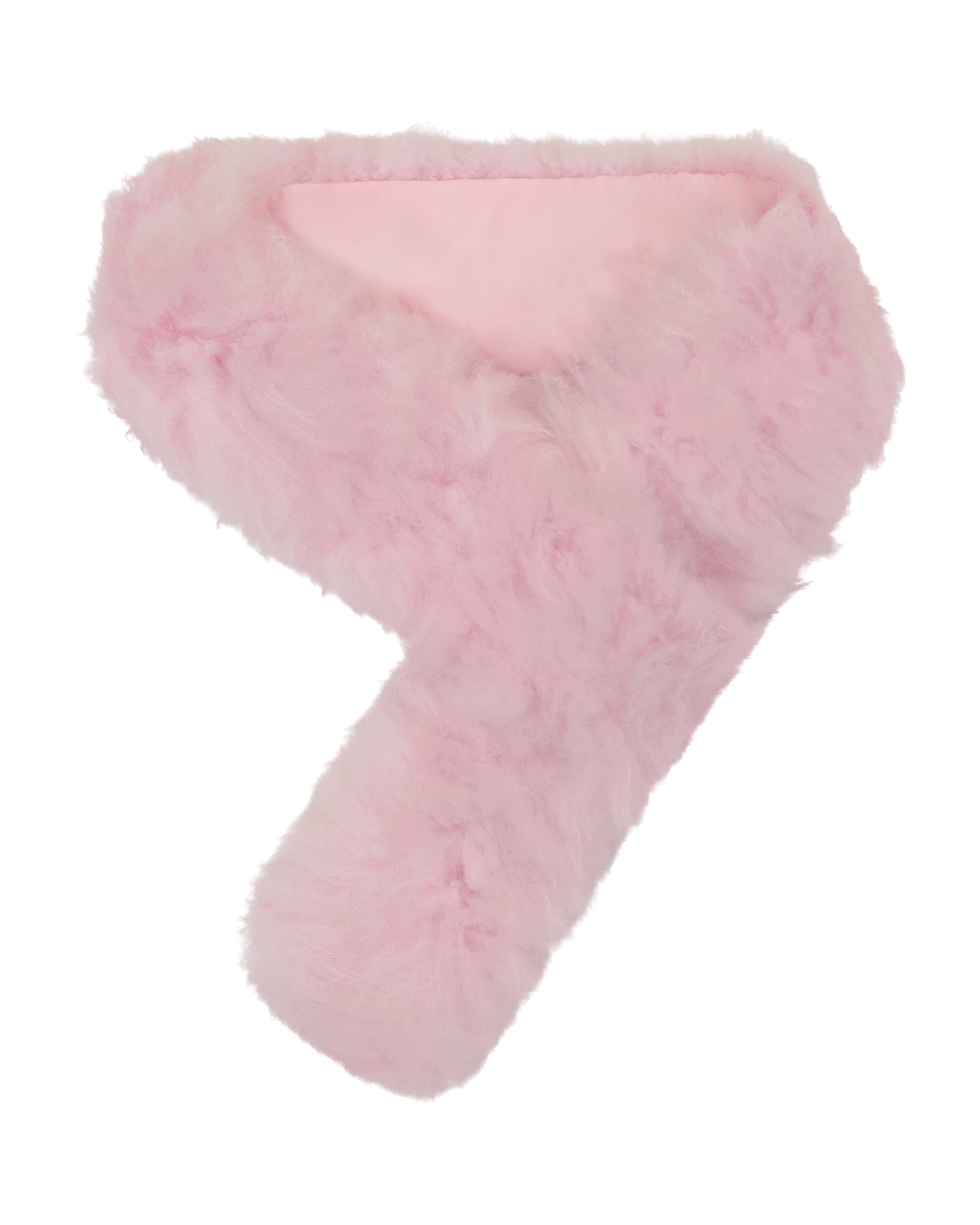 Knit Cashmere Goat Pull-Through Scarf | Women | Pink