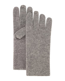 Knit Select Cashmere Gloves | Women | Gray