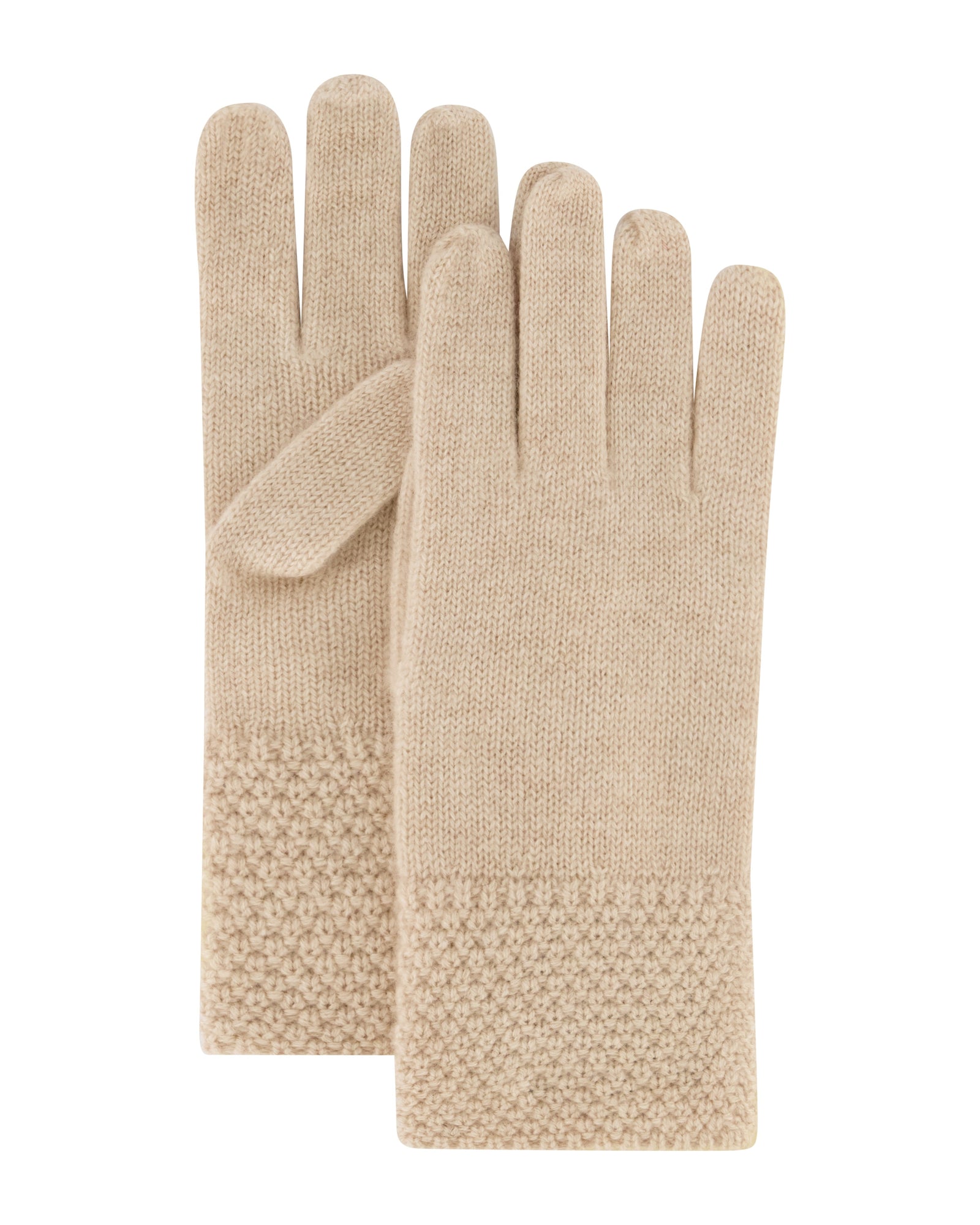 Knit Select Cashmere Gloves | Women | Beige