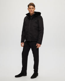 Fabric Parka With Select Shearling Lamb Lining | Men | Black