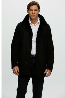 Select Shearling Lamb Jacket | Men | Black (V2)