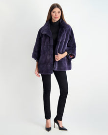 Mink Jacket | Women | Steel Gray