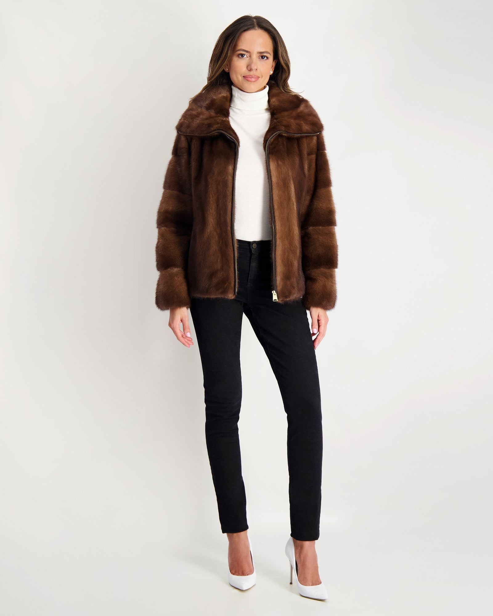 Mink Jacket | Women | Brown (V2)