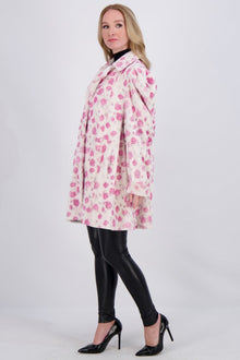 Mink Jacket | Women | White Floral Print