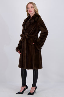 Mink Jacket With Sable | Women | Caper