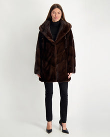 Mink Parka | Women | Mahogany (V1)