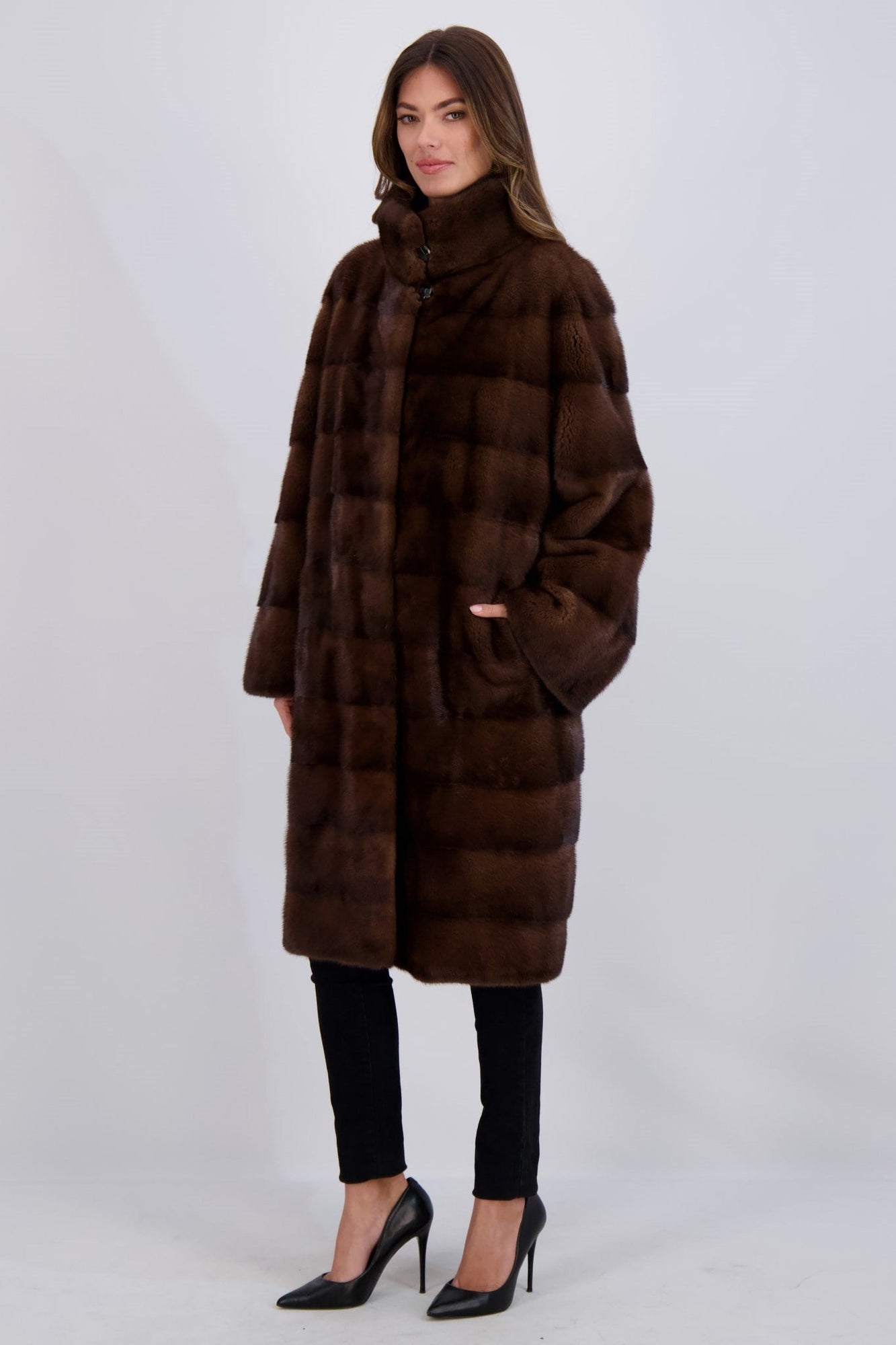 Mink Parka | Women | Kastanie (V1)