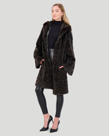 Mink Sections Parka | Women | Aurora