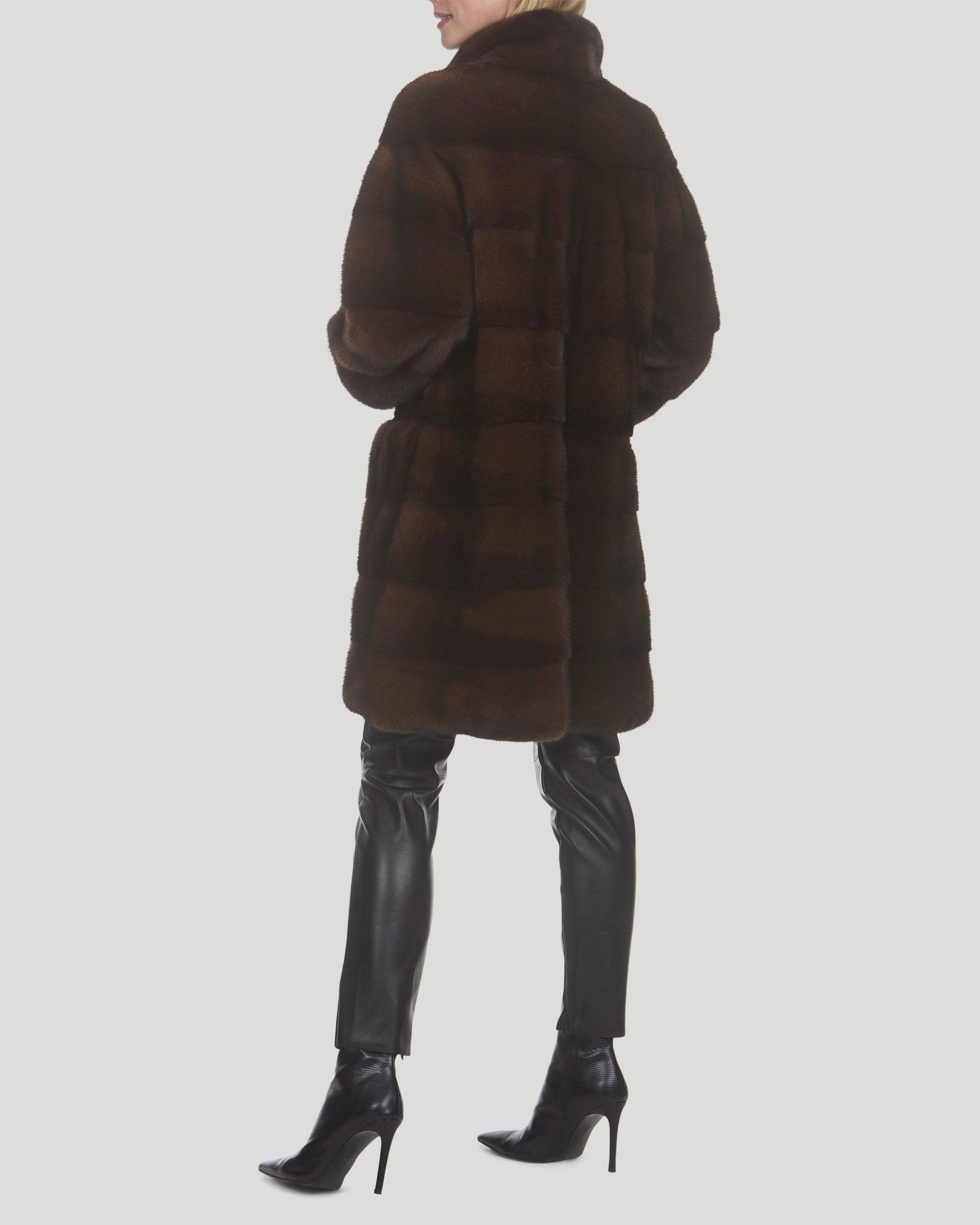 Mink Short Coat | Women | Scanbrown (V2)