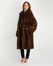 Mink Short Coat | Women | Scanbrown (V1)