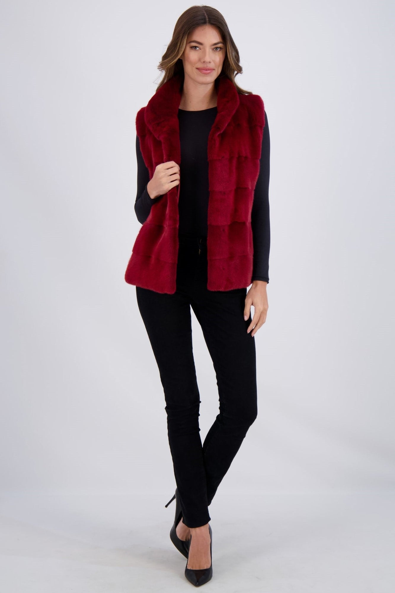 Mink Vest | Women | Rouge