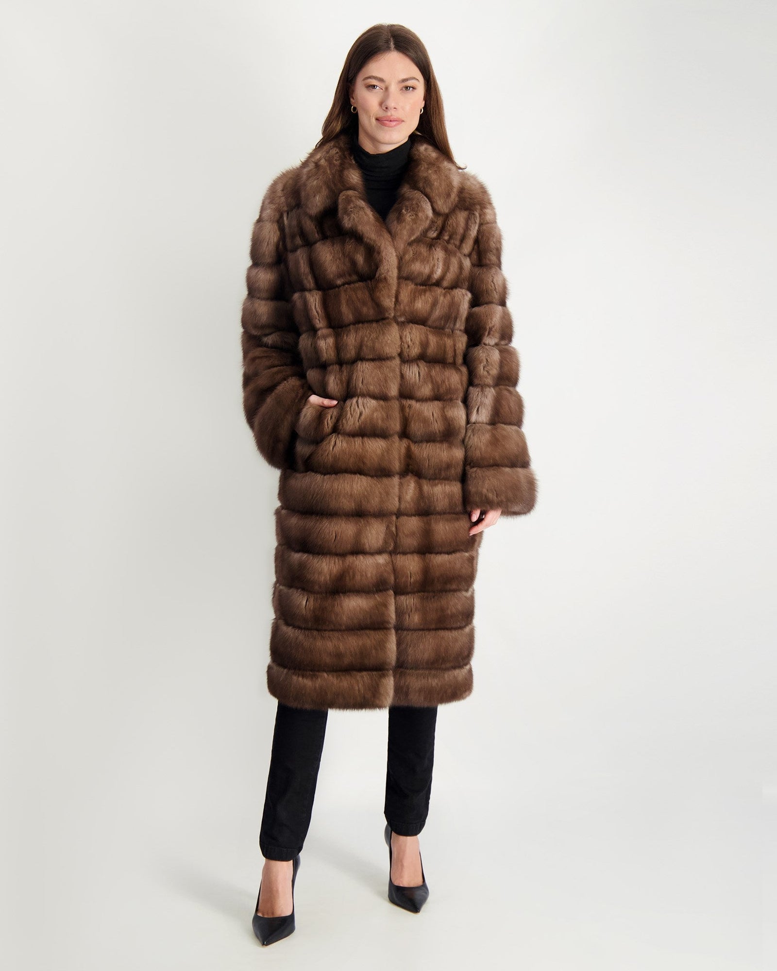 Sable Short Coat | Women | Cashmere