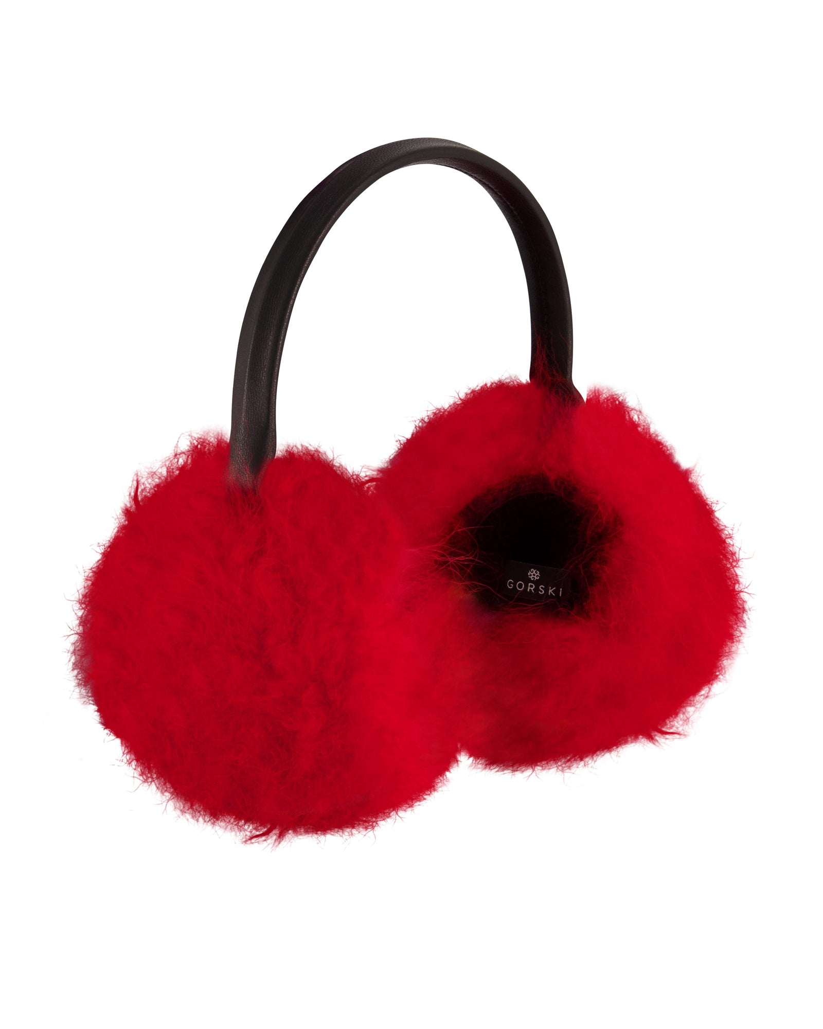 Select Cashmere Goat Earmuffs | Women | Red