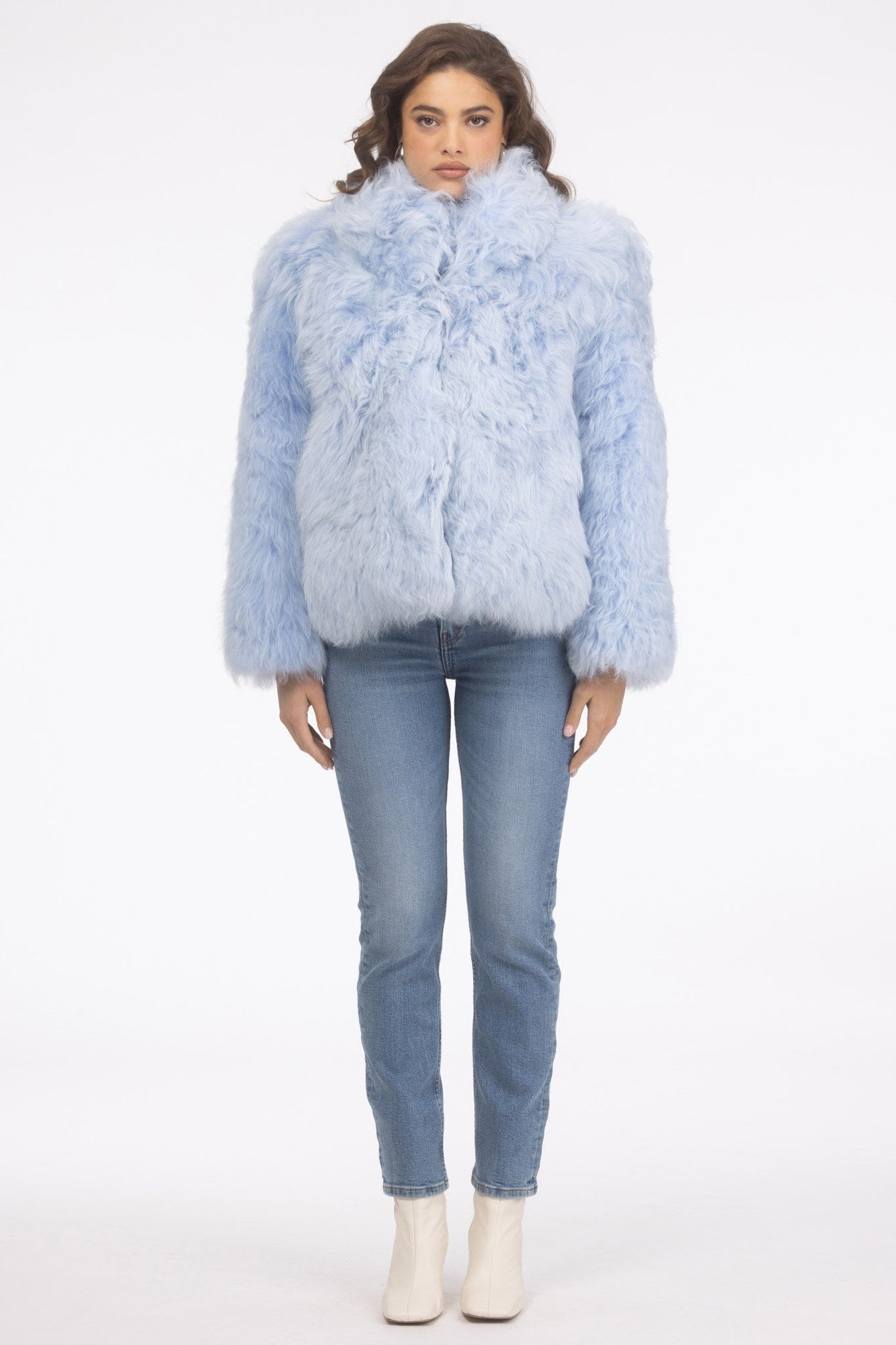 Select Lamb Jacket | Women | Sky Blue