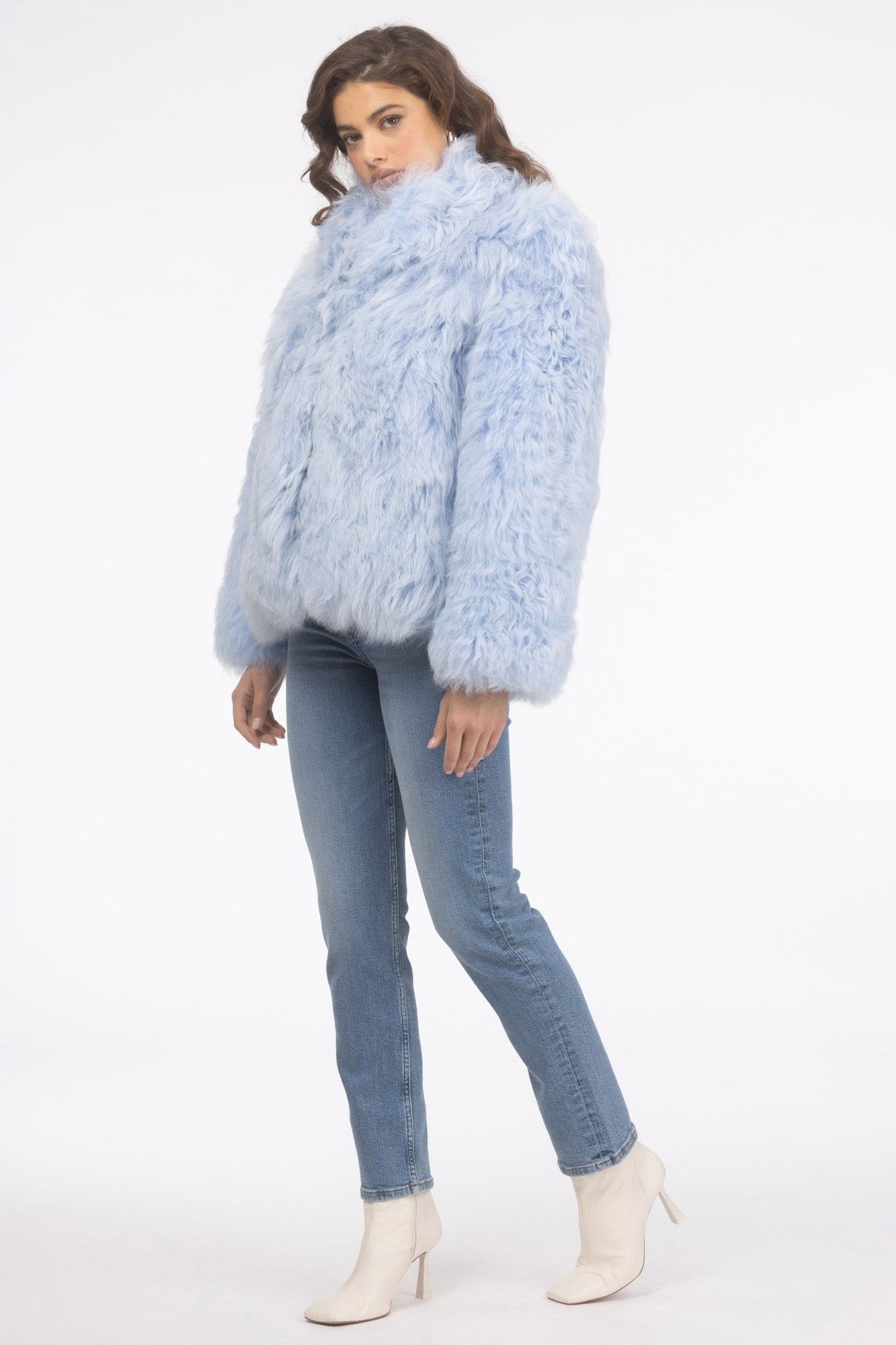 Select Lamb Jacket | Women | Sky Blue