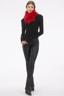 Select Lamb Pull-Through Scarf | Women | Red