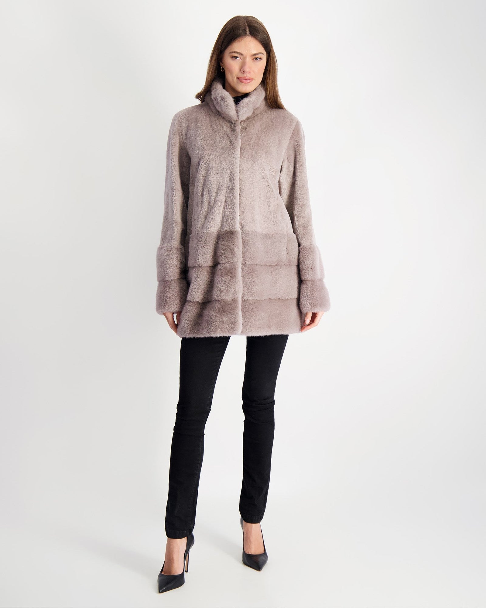 Sheared Mink Jacket | Women | Stucco