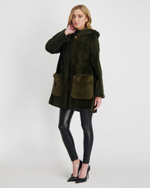 Mink Parka | Women | Olive Green