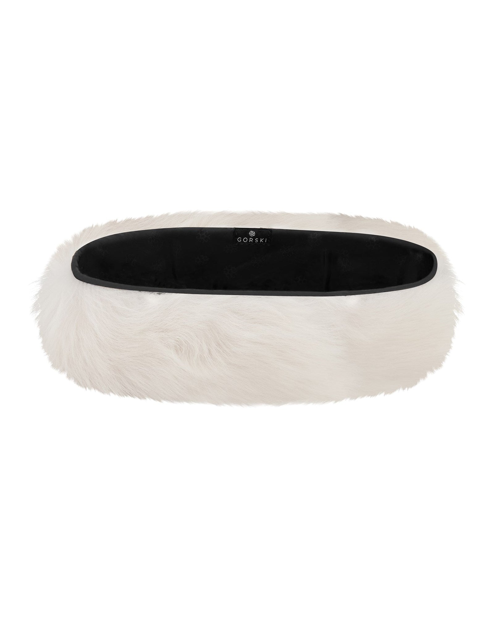 Toscana Shearling Lamb Headband | Women | Ivory