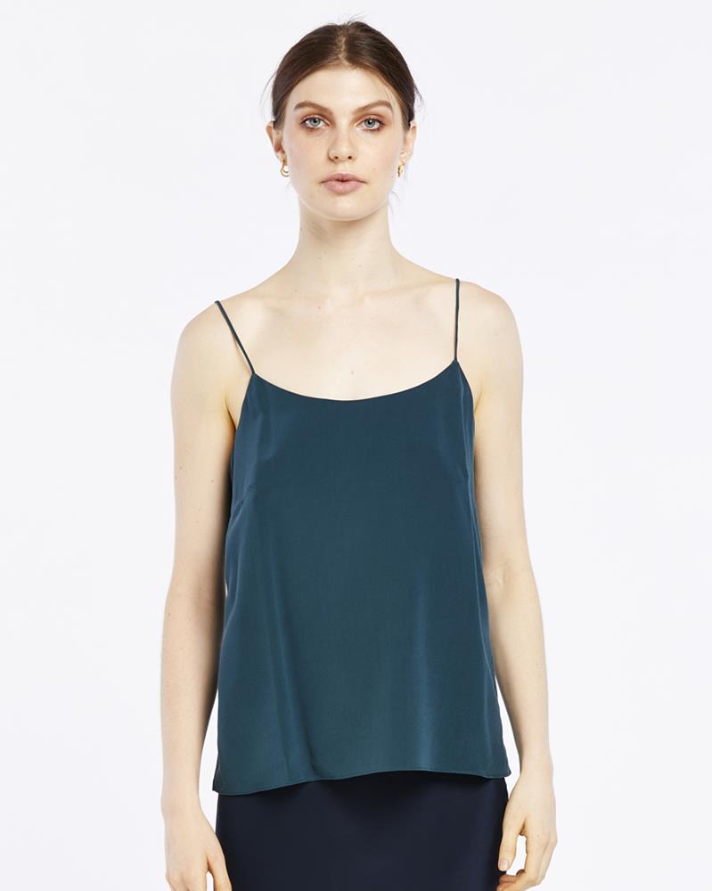 Ruby Round Neck Cami | Pine