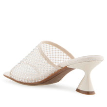 Jamila Sandal Dress Sculpted | Crystal/Eggnog Mesh Fabric