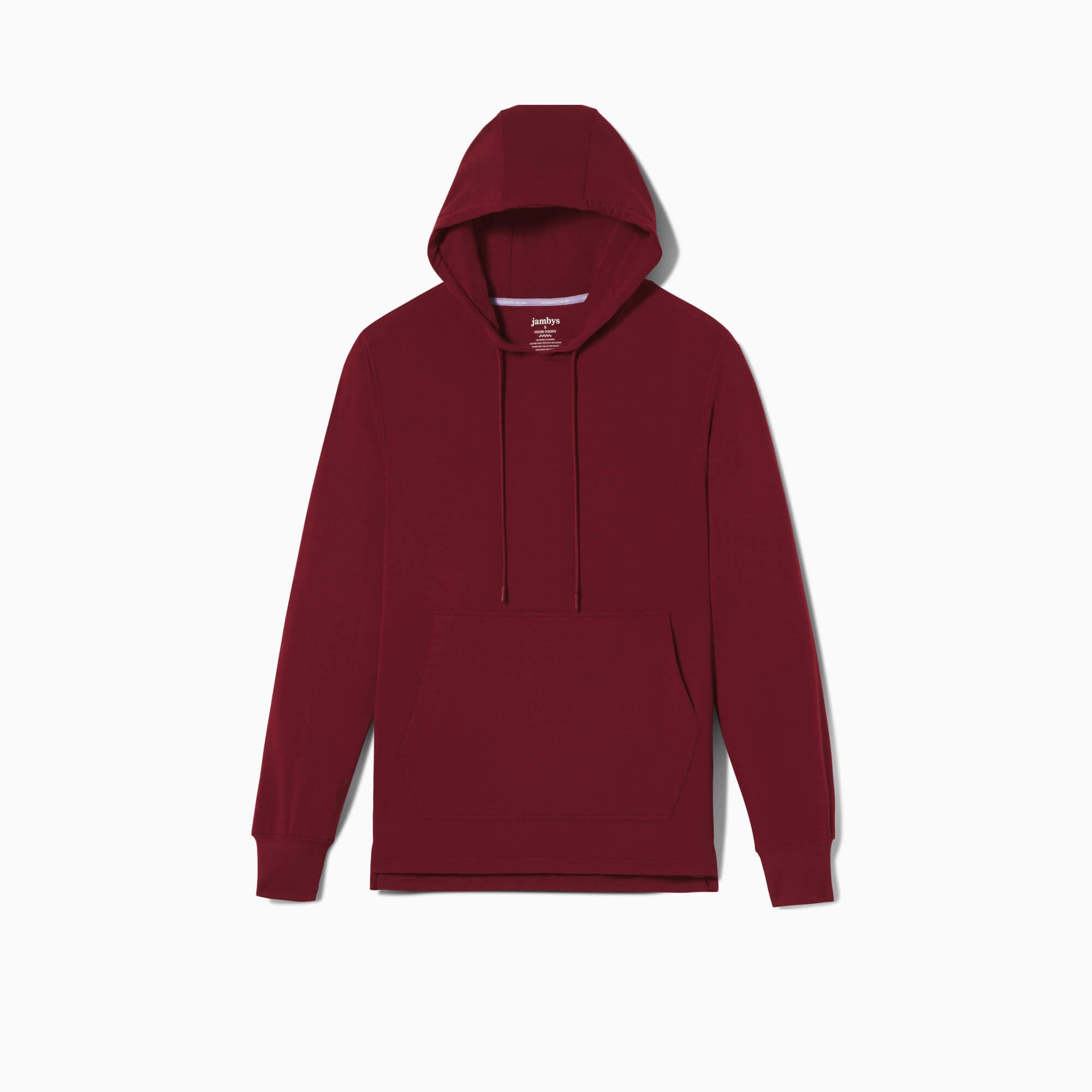 Lightweight Modal French Terry Hoodie | Cabernet