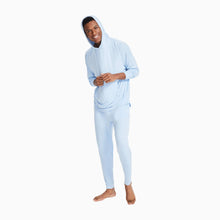 Lightweight Modal French Terry Hoodie | Cerulean