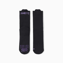 Cotton Socks with Silicone Grips | Black