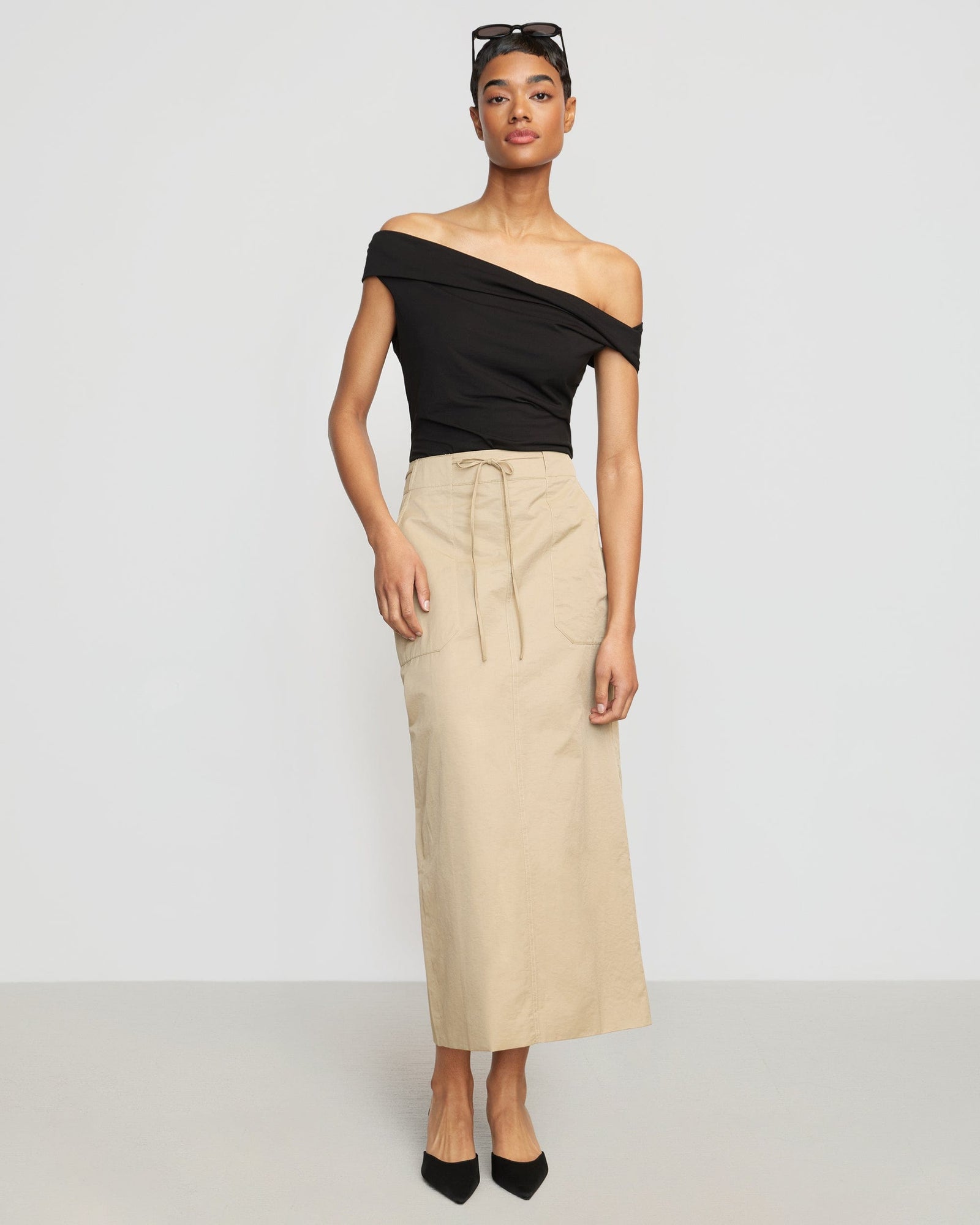 Simone | Ida Drawstring Cargo Skirt in Size Small