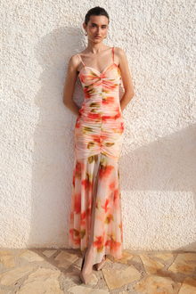 Soraya Gown | Floral Echo Print