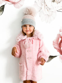 Two Toned Angora Hat - Petite Maison Kids