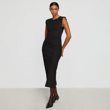 Riley | Iman Cotton Twill Split-Hem Dress in Size Medium