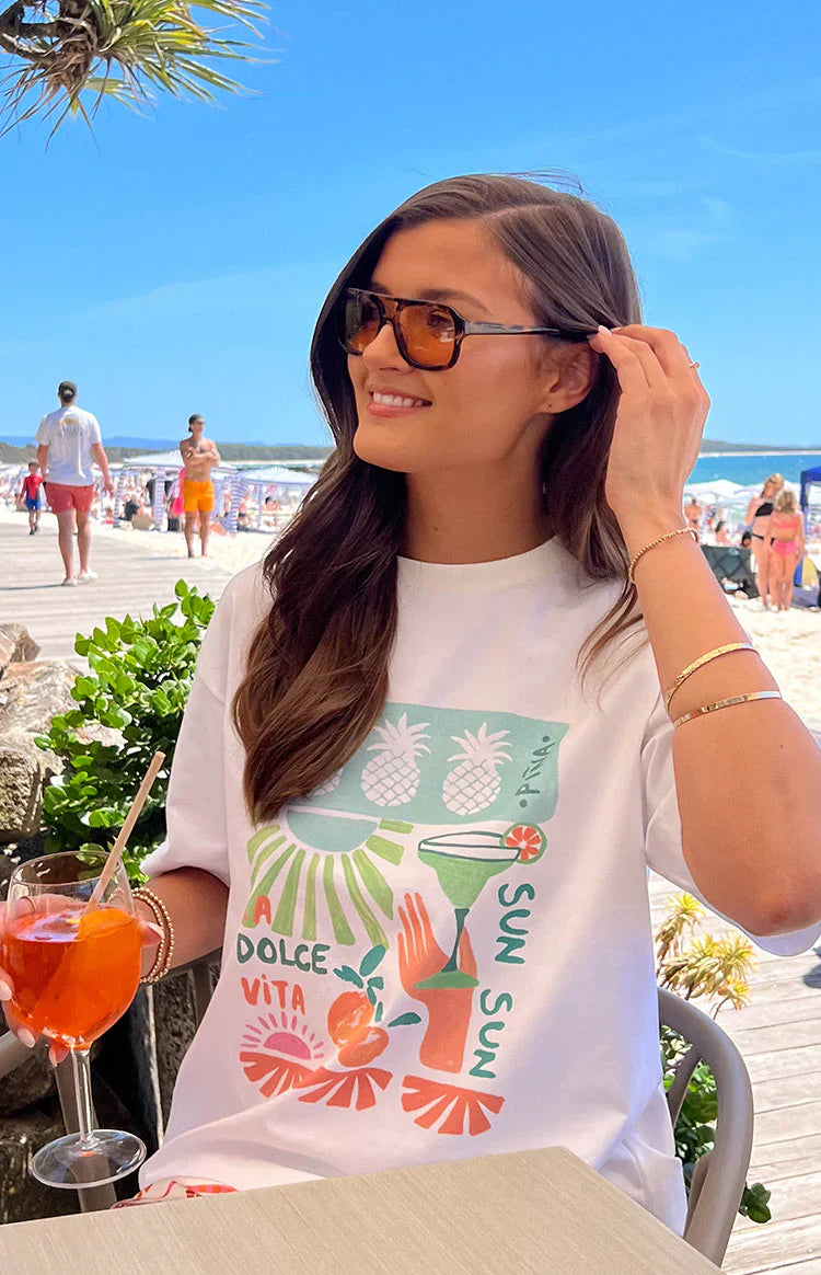 Jaz Tee | Dolce Vita Print