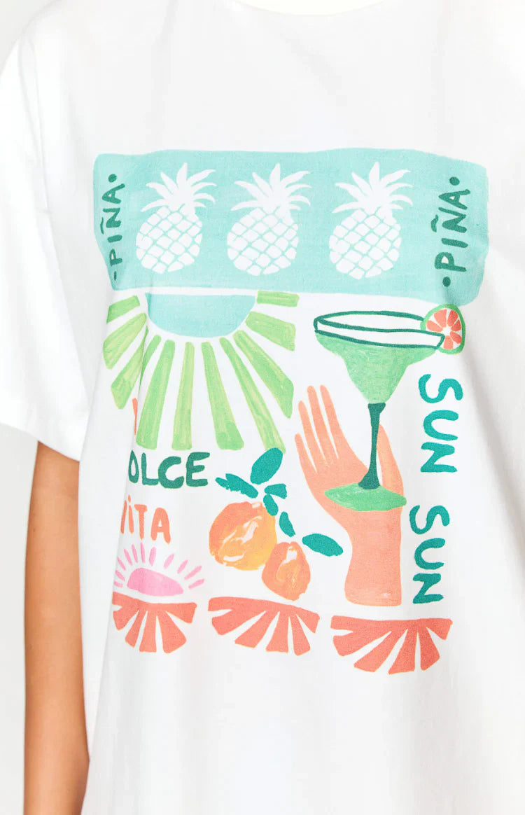 Jaz Tee | Dolce Vita Print
