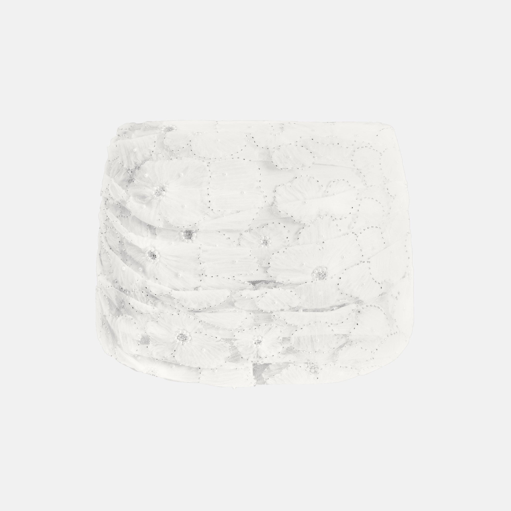OW Collection JOSEFINA Mini Skirt Skirt 001 - White