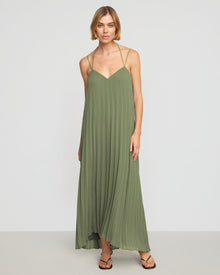 Joanna | Juliette Pleated Maxi Dress in Size Small