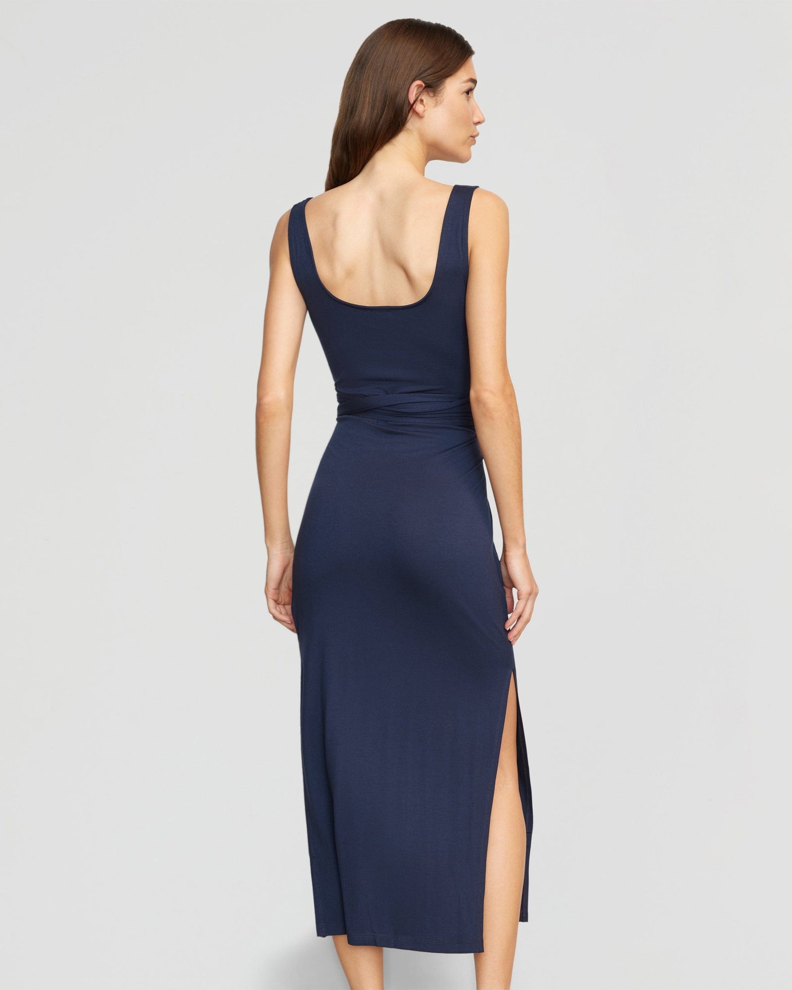 Renée | Kelis Tie-Waist Maxi Dress in Size Small