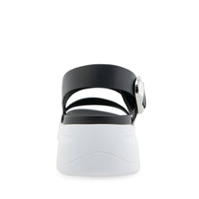 Hari Sandal Sport | Black Faux Leather